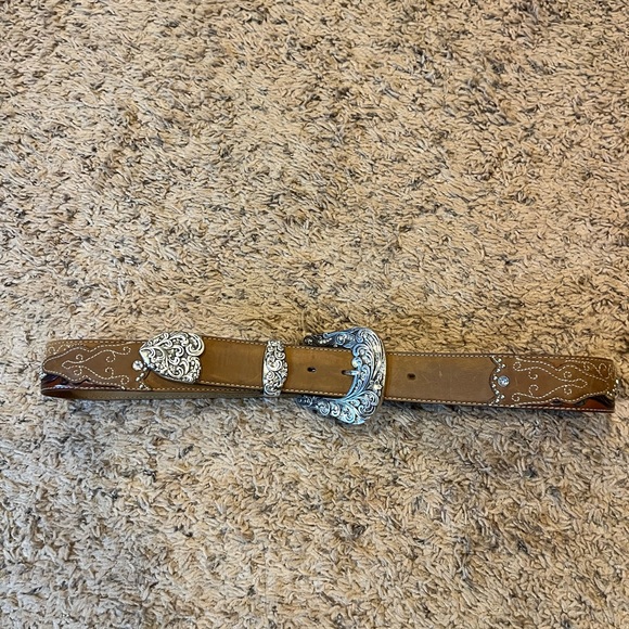 Tony Lama Katlyn Crystal Belt 36 - Picture 5 of 11